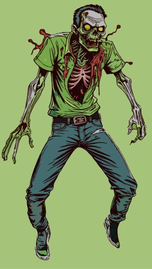Zombie vector graphic