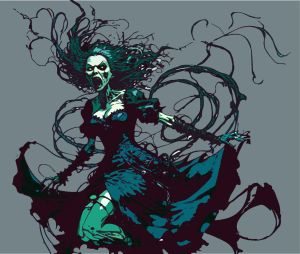 Witch vector graphic