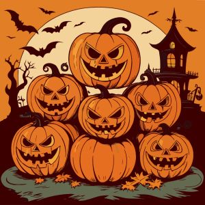 Pumpkin vector graphic