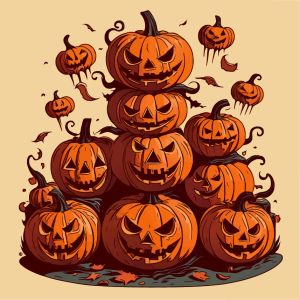 Pumpkin vector graphic