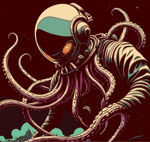 Squid vector graphic