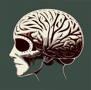 Head vector graphic
