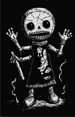 Doll vector graphic