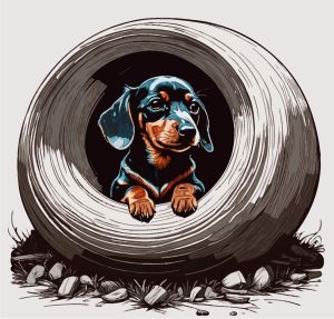 Dog vector graphic