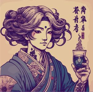 Old vector graphic