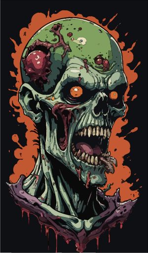 Scream vector graphic