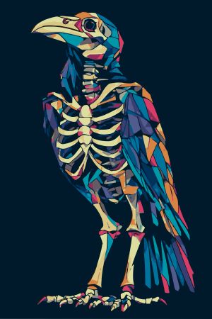 Skeleton vector graphic