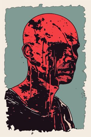 Red vector graphic
