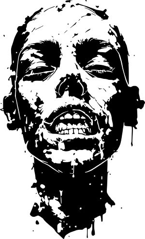 Face vector graphic