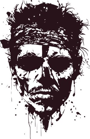 Face vector graphic